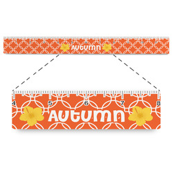 Linked Circles Plastic Ruler - 12" (Personalized)