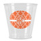 Linked Circles Plastic Shot Glass (Personalized)