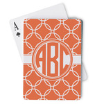 Linked Circles Playing Cards (Personalized)
