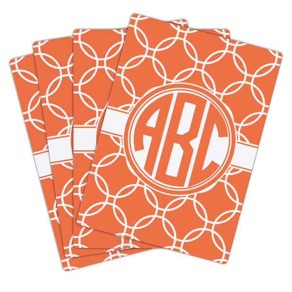 Linked Circles Playing Cards - Hand Back View