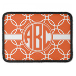 Linked Circles Iron On Rectangle Patch w/ Monogram