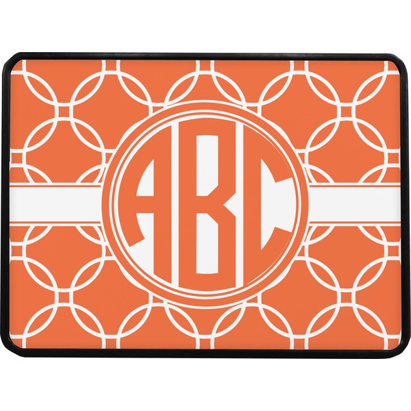 Linked Circles Rectangular Car Hitch Cover w/ FRP Insert (Select Size)