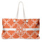 Linked Circles Large Tote Bag with Rope Handles (Personalized)