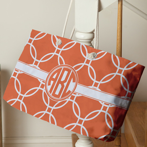 Linked Circles Large Rope Tote - Life Style