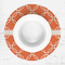 Linked Circles Round Linen Placemats - LIFESTYLE (single)