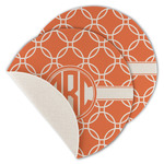 Linked Circles Round Linen Placemat - Single Sided - Set of 4 (Personalized)