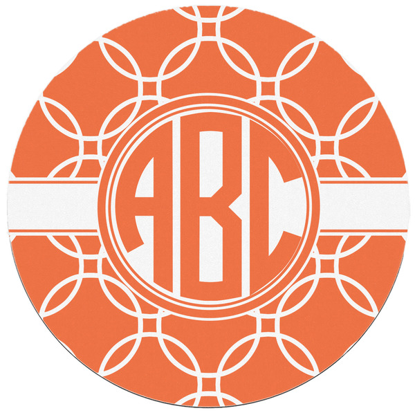 Linked Circles Round Mousepad - APPROVAL