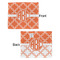 Linked Circles Security Blanket - Front & Back View