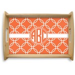 Linked Circles Natural Wooden Tray - Small (Personalized)
