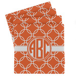 Linked Circles Absorbent Stone Coasters - Set of 4 (Personalized)