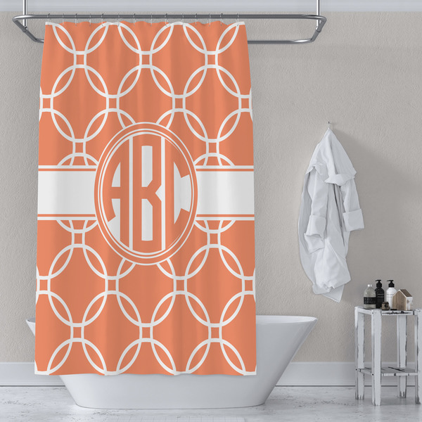 Linked Circles Shower Curtain Lifestyle