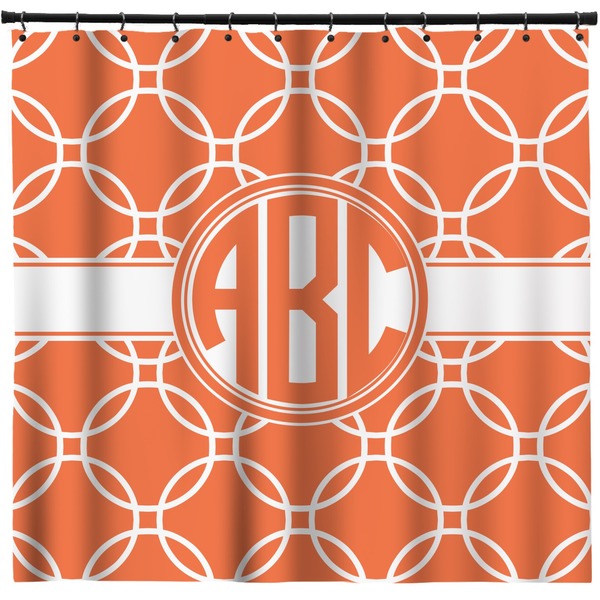 Custom Linked Circles Shower Curtain (Personalized)