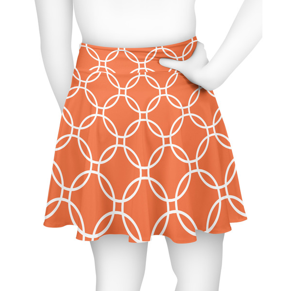 Linked Circles Skater Skirt - Back