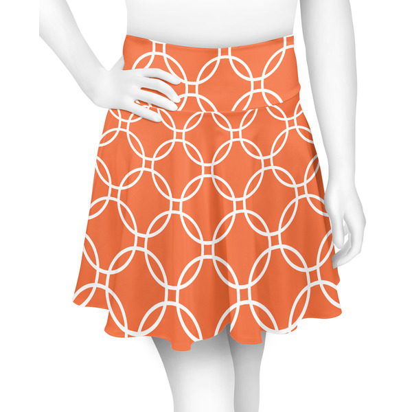 Custom Linked Circles Skater Skirt