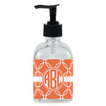 Linked Circles Glass Soap & Lotion Bottle - Single Bottle (Personalized)