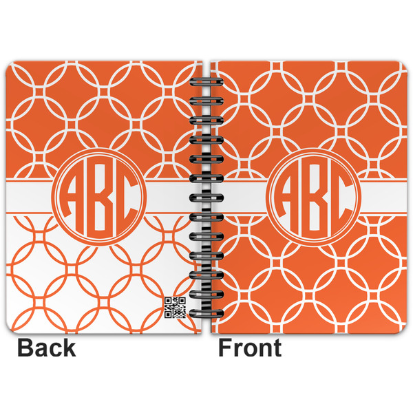 Linked Circles Spiral Journal 5 x 7 - Apvl