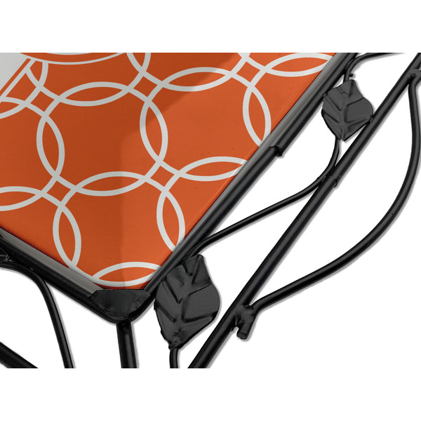 Linked Circles Square Trivet - Detail