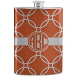 Linked Circles Stainless Steel Flask (Personalized)