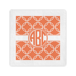 Linked Circles Cocktail Napkins (Personalized)