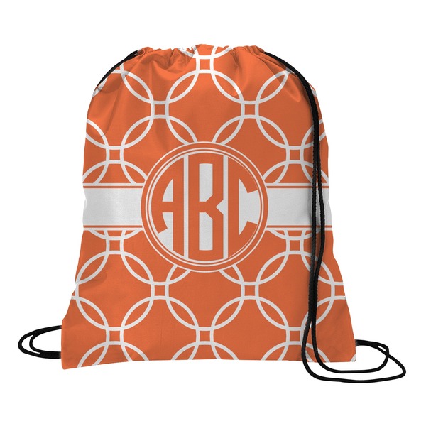 Custom Linked Circles Drawstring Backpack (Personalized)