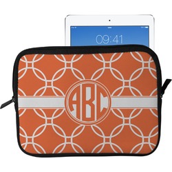 Linked Circles Tablet Case / Sleeve - Large (Personalized)