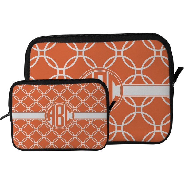Linked Circles Tablet Sleeve (Size Comparison)