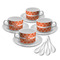 Linked Circles Tea Cup - Set of 4
