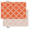 Linked Circles Tissue Paper - Heavyweight - Small - Front & Back