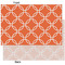 Linked Circles Tissue Paper - Heavyweight - XL - Front & Back