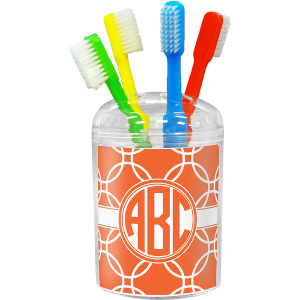 Custom Linked Circles Toothbrush Holder (Personalized)