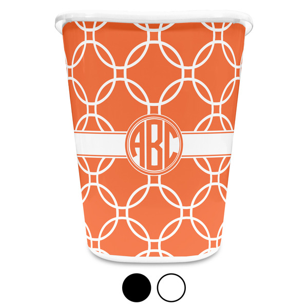 Linked Circles Custom Waste Basket