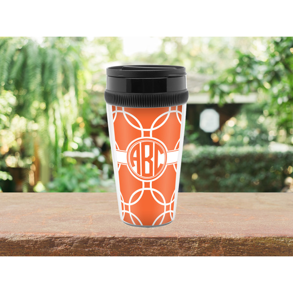 Linked Circles Travel Mug Lifestyle (Personalized)