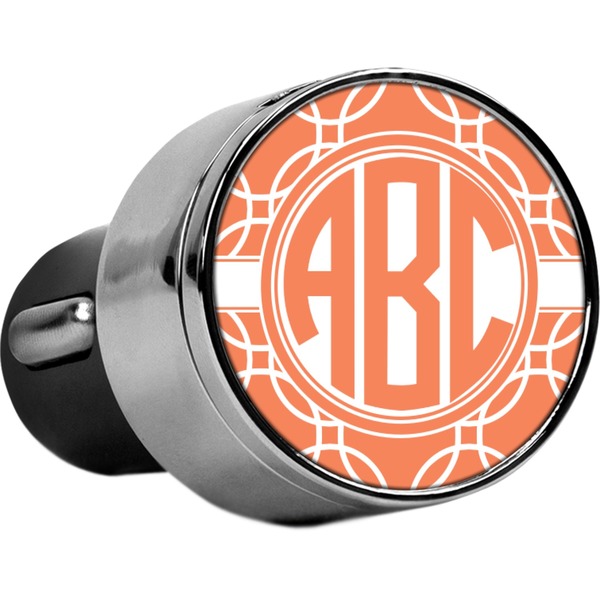 Custom Linked Circles USB Car Charger (Personalized)