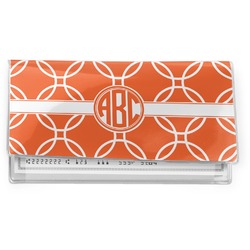 Linked Circles Vinyl Checkbook Cover (Personalized)