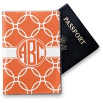 Linked Circles Vinyl Passport Holder (Personalized)