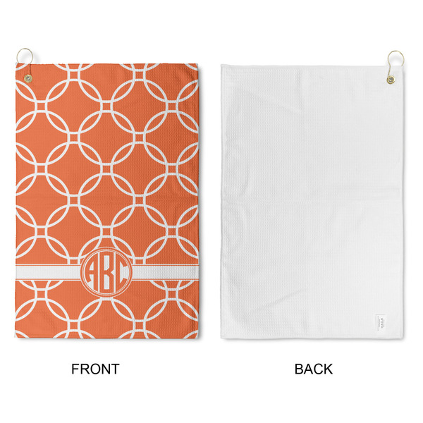 Linked Circles Waffle Weave Golf Towel - Approval