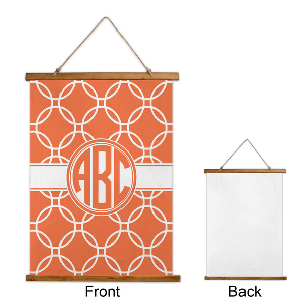 Linked Circles Wall Hanging Tapestry - Portrait - APPROVAL