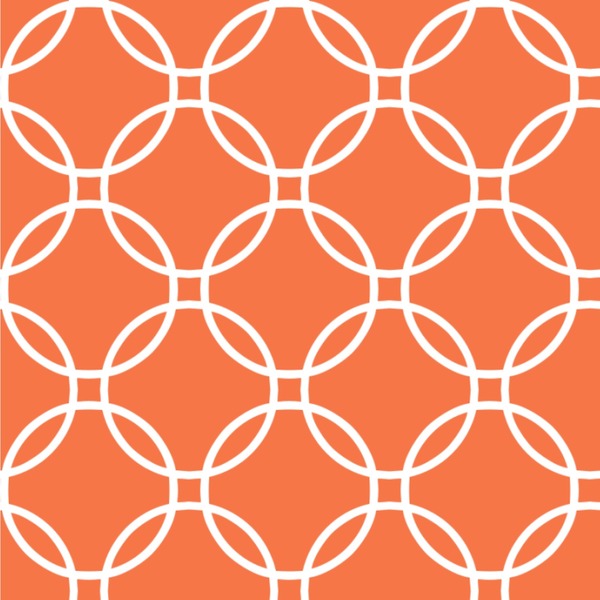 Custom Linked Circles Wallpaper & Surface Covering (Peel & Stick 24"x 24" Sample)