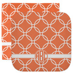 Linked Circles Facecloth / Wash Cloth (Personalized)