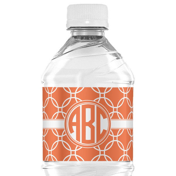 Custom Linked Circles Water Bottle Labels - Custom Sized (Personalized)