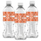 Linked Circles Water Bottle Labels - Front View