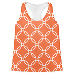 Linked Circles Womens Racerback Tank Top - Large