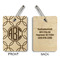 Linked Circles Wood Luggage Tags - Rectangle - Approval