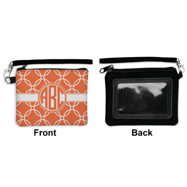 Linked Circles Wristlet ID Cases - Front & Back