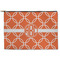Linked Circles Zipper Pouch Large (Front)