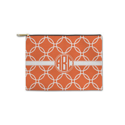 Linked Circles Zipper Pouch - Small - 8.5"x6" (Personalized)