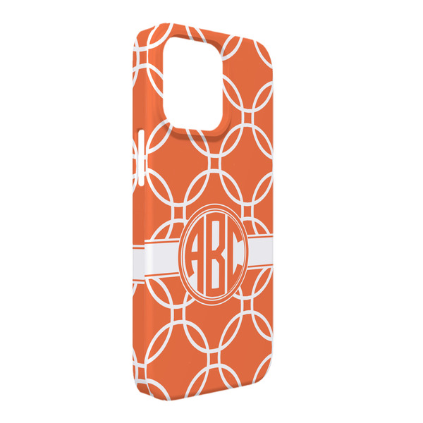 Custom Linked Circles iPhone Case - Plastic - iPhone 13 Pro Max (Personalized)