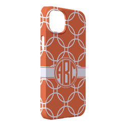 Linked Circles iPhone Case - Plastic - iPhone 14 Plus (Personalized)