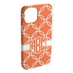 Linked Circles iPhone Case - Plastic (Personalized)