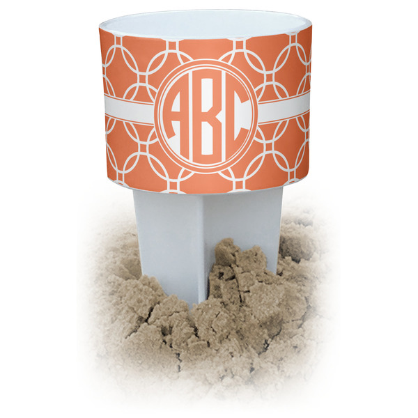 Custom Linked Circles Beach Spiker Drink Holder (Personalized)